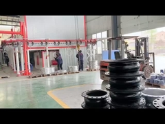 Epdm Bellows সম্প্রসারণ জয়েন্ট উচ্চ তাপমাত্রা নমনীয় ফ্ল্যাঞ্জ সংযোগ NR রাবার