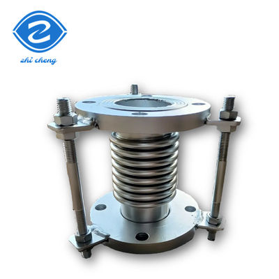 কার্বন ইস্পাত ফ্ল্যাঞ্জ সংযোগ সঙ্গে ধাতু Bellows Packless সম্প্রসারণ জয়েন্ট