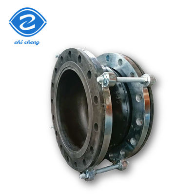 Epdm Bellows সম্প্রসারণ জয়েন্ট উচ্চ তাপমাত্রা নমনীয় ফ্ল্যাঞ্জ সংযোগ NR রাবার